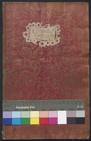 Computus Fabricae, Rechnung der Kirchenfabrik Limburg des Jahres 1732