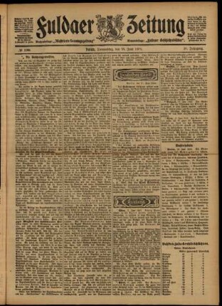 Ausgabe vom Donnerstag, den 18. Juni 1903.