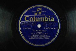 Tannhäuser : 2. Akt "Blick' ich umher" / (Wagner)