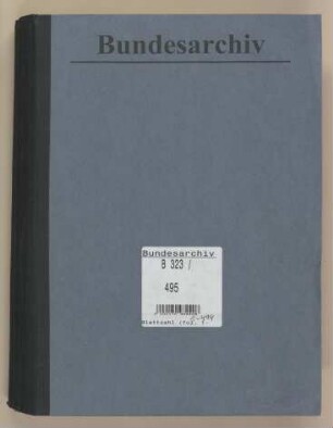 Materialien zur Dokumentation des Kunstbesitzes und zur Restitution von Kunstgut: Bd. 1 / 1