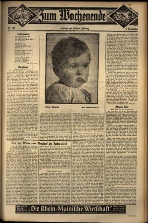 Zweite Ausgabe vom Sonntag, den 01. September 1935.