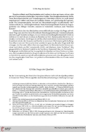 V.1 Die Frage der Quellen