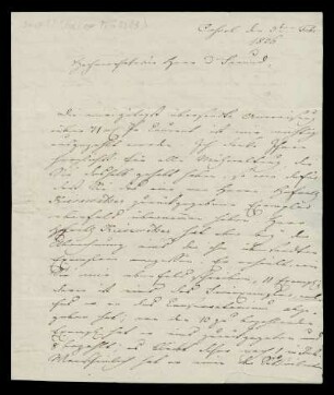 Brief von Louis Spohr an Tobias Haslinger