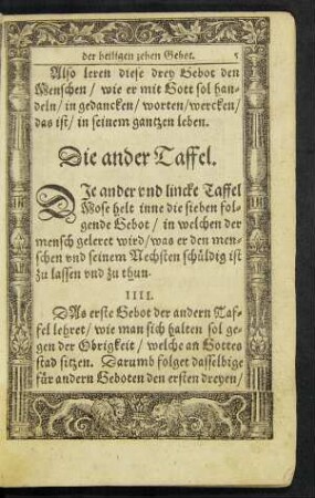 Die ander Taffel.