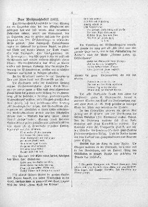 Das Weihnachtsfest 1902