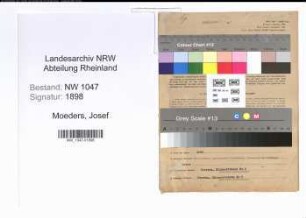 Entnazifizierung Josef Moeders , geb. 26.08.1896 (Justizbeamter)