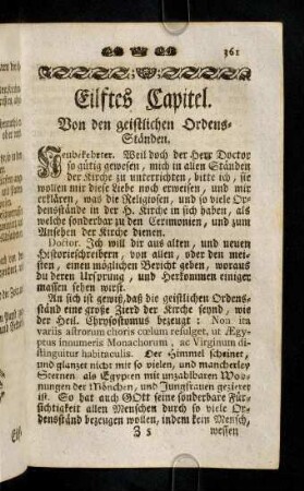 361-388, Eilftes Capitel