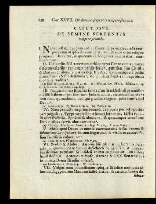 Caput XXVII. De Semine Serpentis tempore secundo