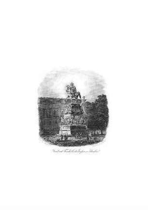 Tafel: Denkmal Friedrichs des Großen in Berlin