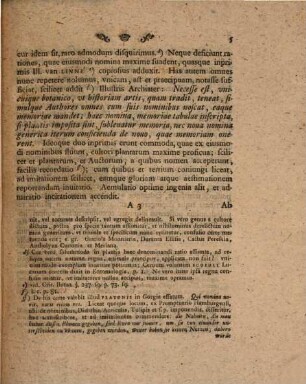 De plantis in cultorum memoriam nominatis