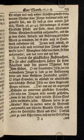 135-139, II. Nemlich ihr glueckliches Aufwachen. Da sie aber ...
