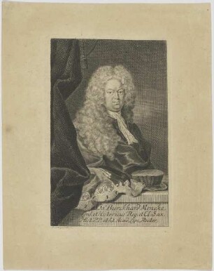 Bildnis des Jo. Burckhard Mencke