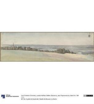 Landschaft bei Stettin (Szczecin), das Papenwasser