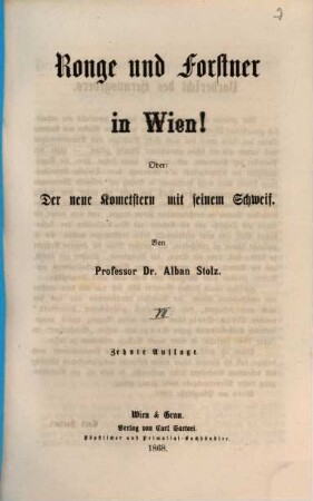 Katholische Stimmen aus Österreich, 1,7