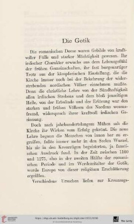 Die Gotik