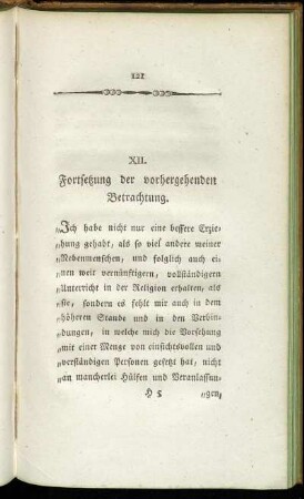 XII. Fortsetzung der vorhergehenden Betrachtung.