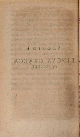 Introductio grammatico-critica in linguam graecam