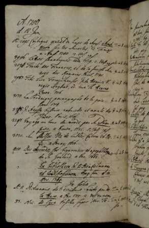 Ex bibliotheca J. B. Heizelmanni [?] et [...] Roseboom. Hag. Com. d. 10. Nov. 1749. [Nebst beigefügten Titeln, S. 431ff.]