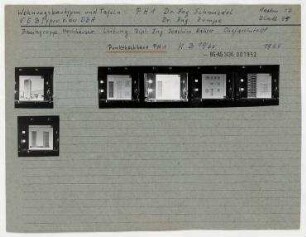 Pläne: Hochhausprojekt PH 1 (Entwurf VEB Typenprojektierung bei der Deutschen Bauakademie). unbekannt
