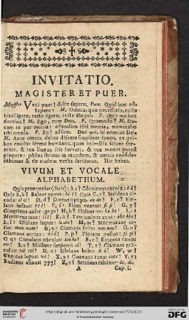 Invitatio