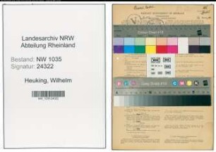 Entnazifizierung Wilhelm Heuking , geb. 02.01.1910 (Schreiner)