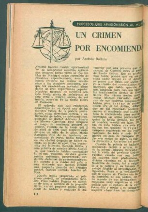 Un crimen por encomienda : Procesos que apasionaron al mundo