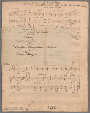 Walzer, Klavier - BSB Mus.Schott.Ha 8388-2