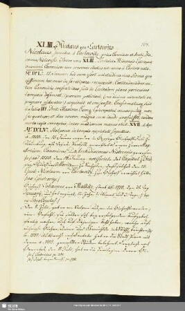 XLIII. Nicolaus von Carlowitz