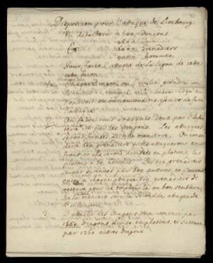 Disposition pour l'attaque de Limbourg