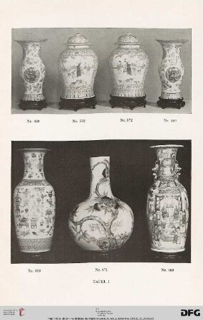Tafel I-IV