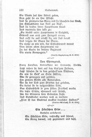 Das Ehrengrab.