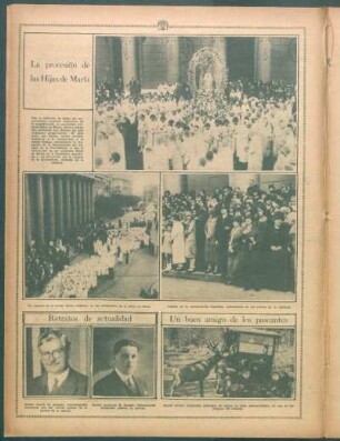 La procesión de las Hijas de María