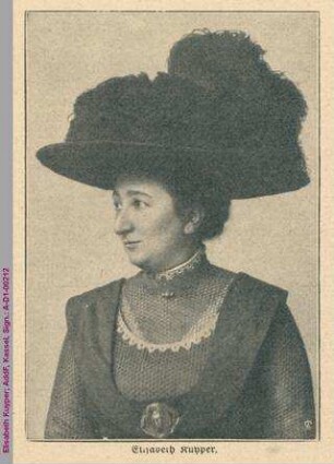 Porträt von Elisabeth Kuyper