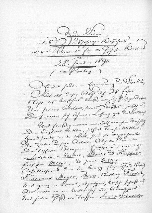 Autograph von Theodor Fontane