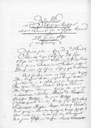 Autograph von Theodor Fontane
