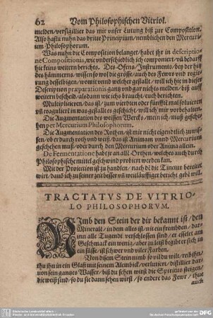 TRACTATUS DE VITRIOLO PHILOSOPHORUM.
