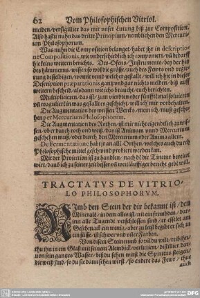TRACTATUS DE VITRIOLO PHILOSOPHORUM.