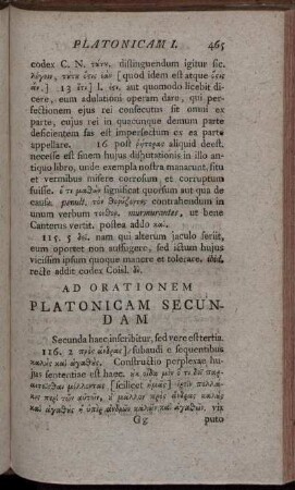Ad Orationem Platonicam Secundam