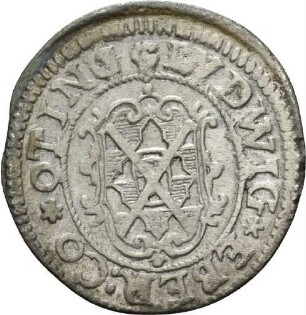 Halbbatzen des Grafen Ludwig Eberhard von Öttingen-Öttingen, 1624