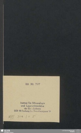 707: Brief von Karl Maria Ehrenbert von Moll an Friedrich Mohs vom 01.12.1820 - XVII 911 8.