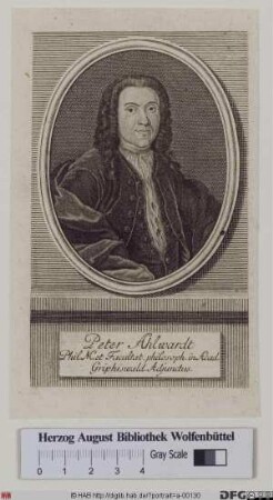 Bildnis Peter Ahlwardt