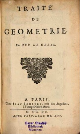 Traité de géometrie