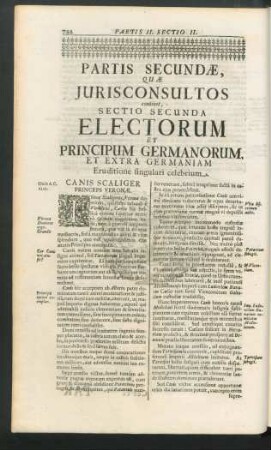Sectio Prima Imperatorum Et Regum Eruditione singulare Celebrium