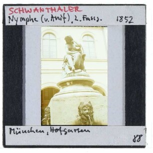 München, Schwanthaler, Nymphe von Anif : 2. Fassung
