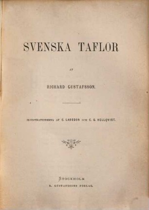 Svenska Taflor