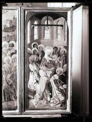 St. Katharinakirche; Inneres vor der Restaurierung