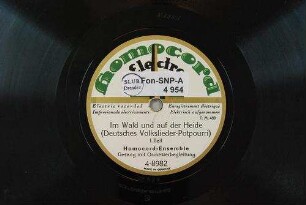 Im Wald und auf der Heide : (deutsches Volkslieder-Potpourri); I. Teil