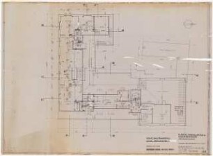 Evangelisches Gemeindehaus, Berlin-Gatow Erweiterung: OG 1:50, Leuchtenplan