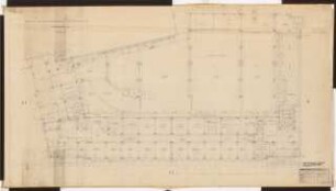 Reichsluftfahrtministerium, Berlin: Teilgrundriss V1/L1/A 1:100 (Sockelgeschoss)