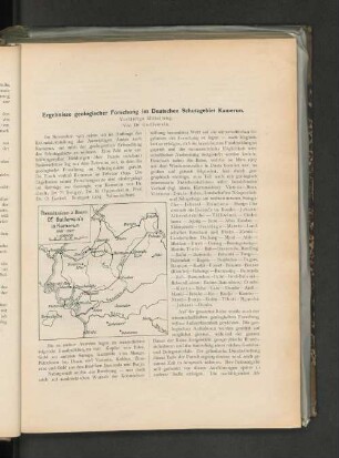 Ergebnisse geologischer Forschung im Deutschen Schutzgebiet Kamerun.